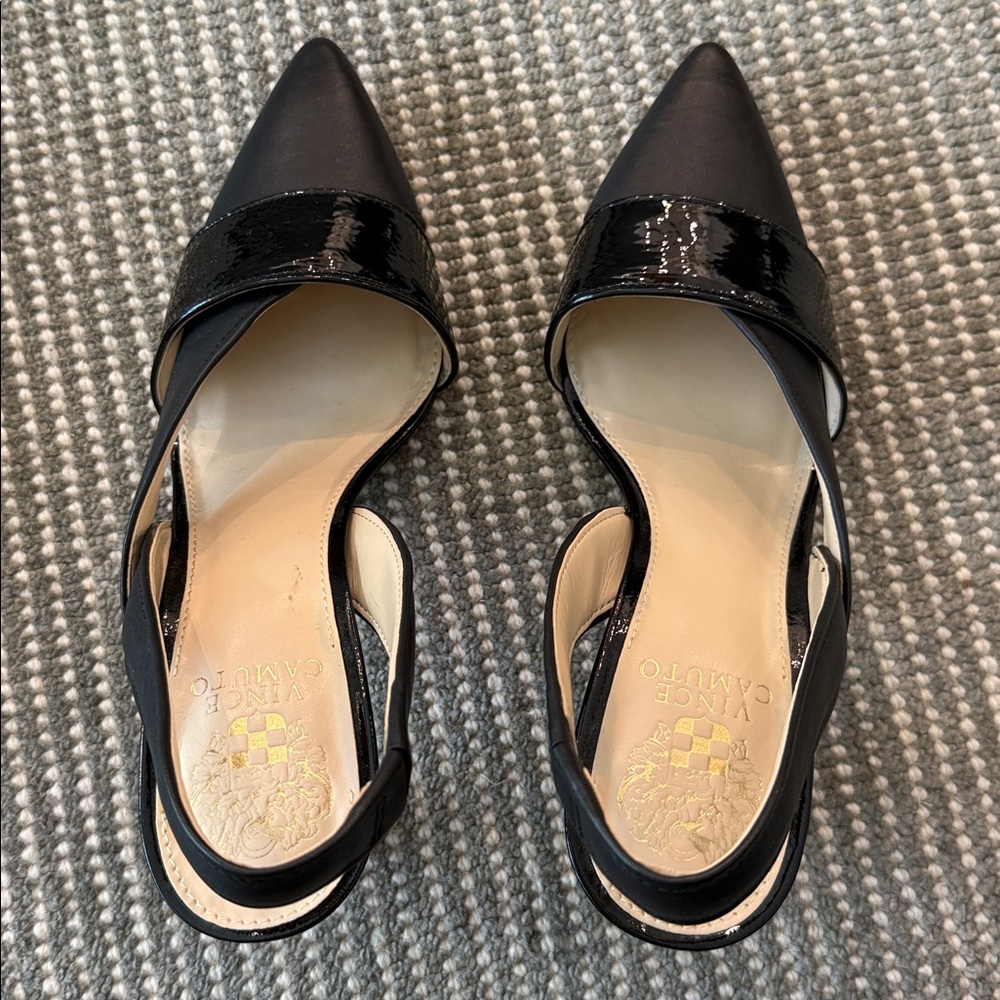 Vince Camuto Black Patent Heels